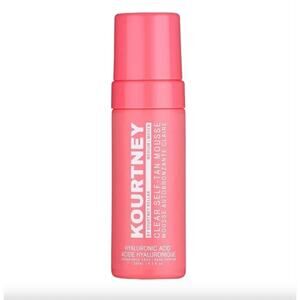 KOURTNEY Instant Self Tan Hyaluronic Acid Mousse Medium Clear DHA Fragrance Free